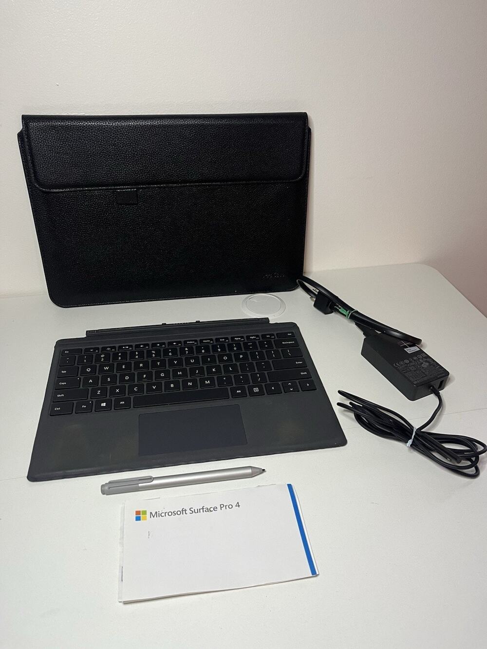 Genuine Microsoft Surface Pro 3 4 5 6 7 7+ Type Cover Keyboard Case Pen Charger